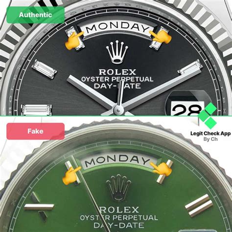 how to spot fake rolex oyster perpetual day date|how to tell genuine Rolex.